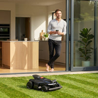 X450 17 In. Robot Lawn Mower (1 1/2 Acre) RTK + 360 Degree Camera, AWD, Weather Adaptive, AI Obstacle Avoidance — Lifestyle