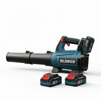 Cordless Leaf Blower Engineered for Power, 21V Motor, Dual 4.0Ah Batteries, 630 CFM Airflow, 160 MPH Speed